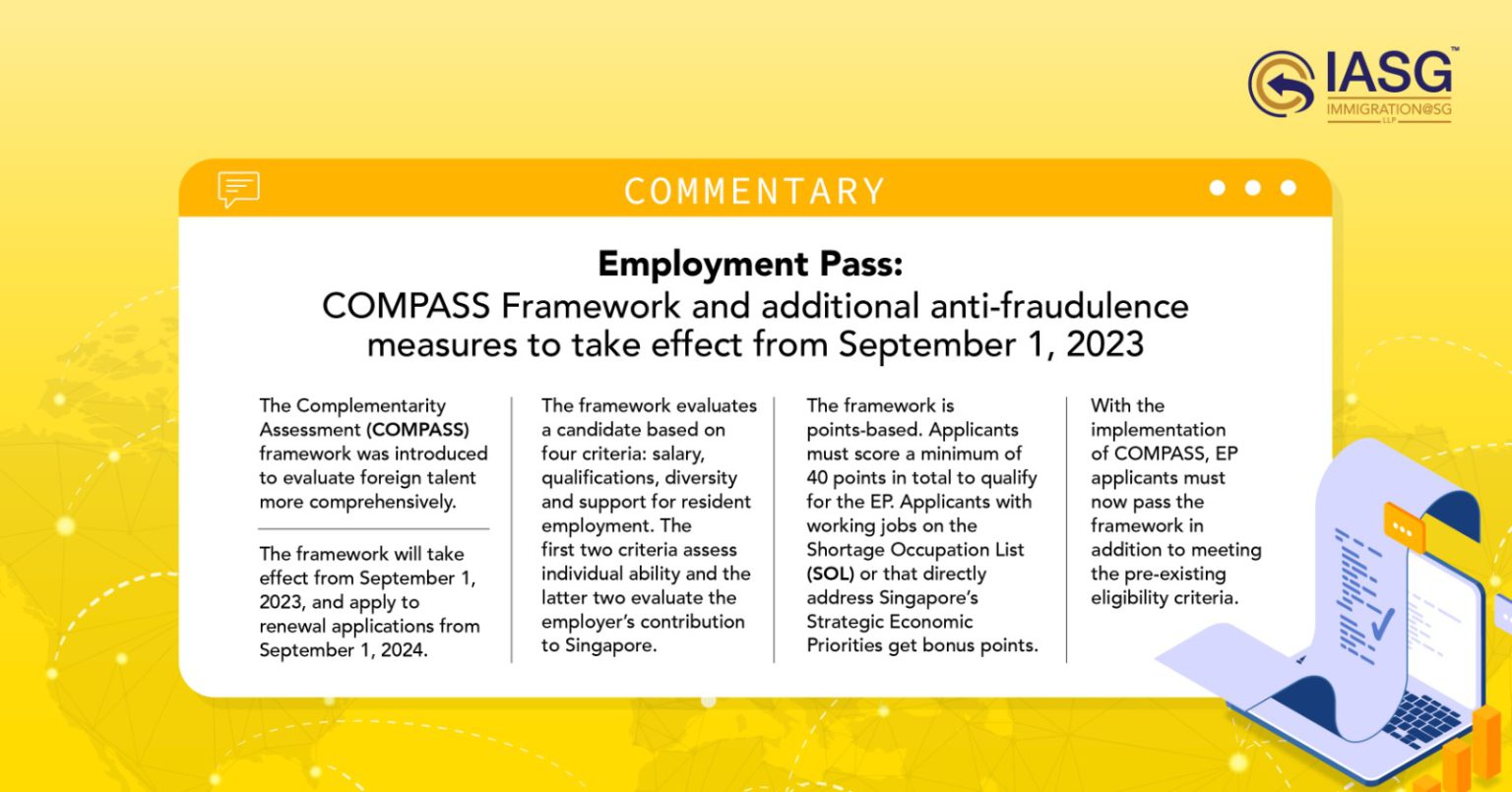 New COMPASS Framework for Employment Pass Application